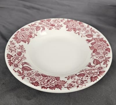 Jackson China Restaruantware Jessica pattern 8 1/4" Bowl N7 Falls Creek PA USA - Thumbnail 4