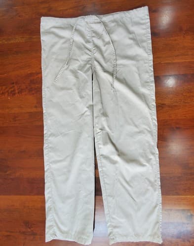 Allheart Scrub Pants Size XS Blue Beige Gray With Rear Pocket - Thumbnail 7