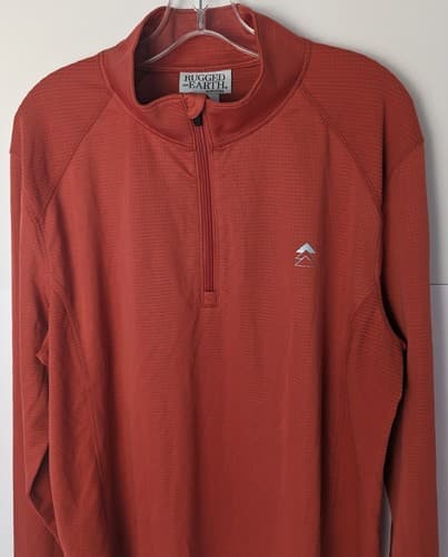 Rugged Earth Outfitters Mens 1/4 Quarter Zip Pullover Size Large RN101760 - Thumbnail 4