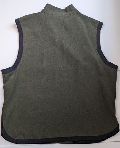 Kathie Lee Collection Vest Full Zip Size Large 12/14 Heather Forest Pockets Zip - Thumbnail 2