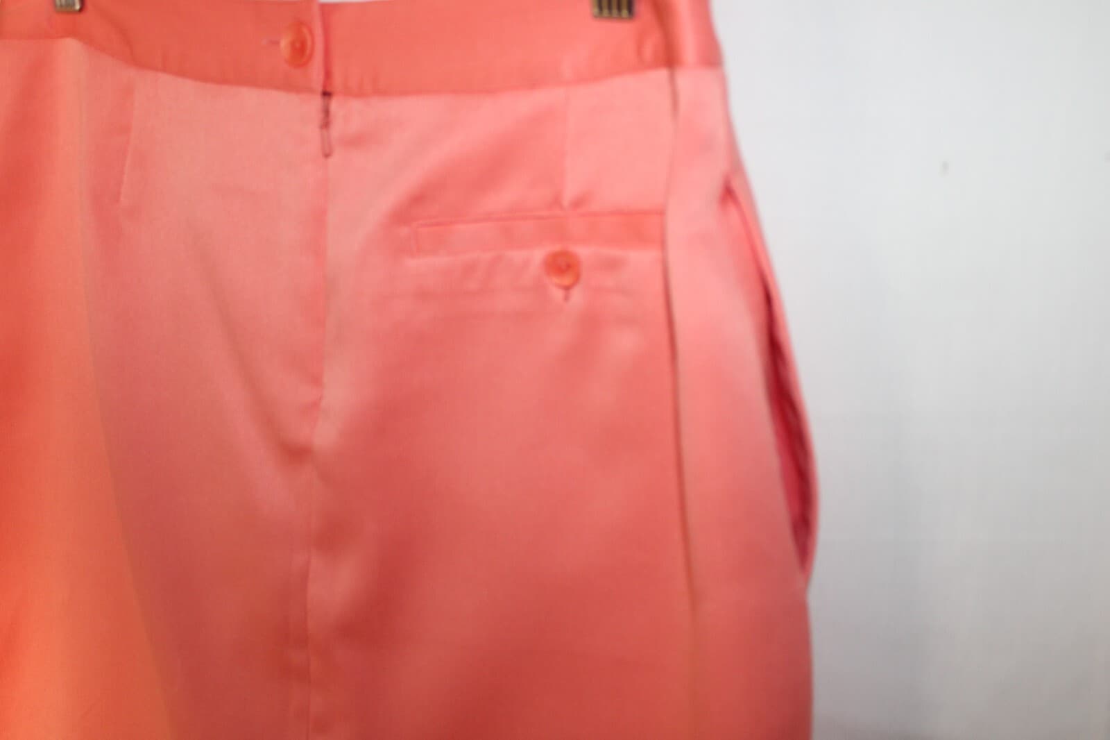 EP Pro Golf Skort Tangerine, Size 8 pockets, Back Zipper, side slit Skirt Shorts - Thumbnail 3