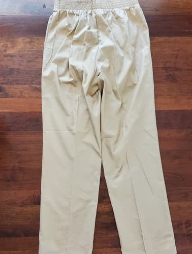 Womens Scrubs Pants Small Purple & Beige Scrubstar Polyester Cotton - Thumbnail 6