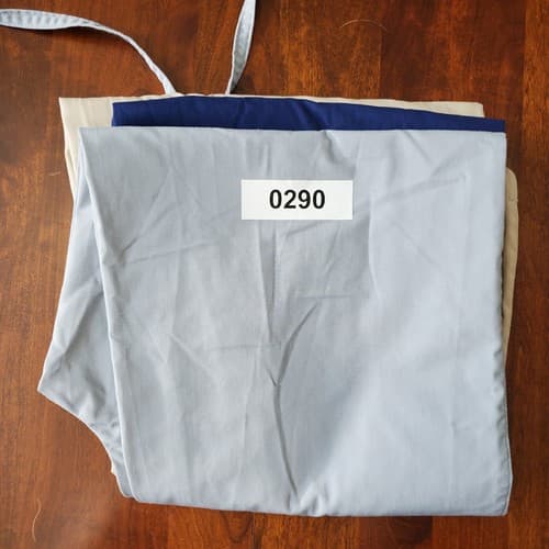 Allheart Scrub Pants Size XS Blue Beige Gray With Rear Pocket - Thumbnail 9