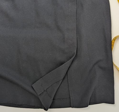 Kathy Lee Collection Womens Skirt Size 10 Black Pleated Zipper Polyester/Rayon - Thumbnail 4