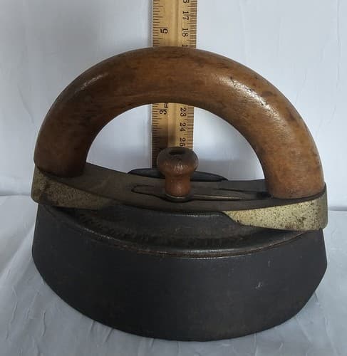 Mid 19th Century Colebrookdale Iron With Removable Handle Potts PA DECOR & WORKS - Thumbnail 11