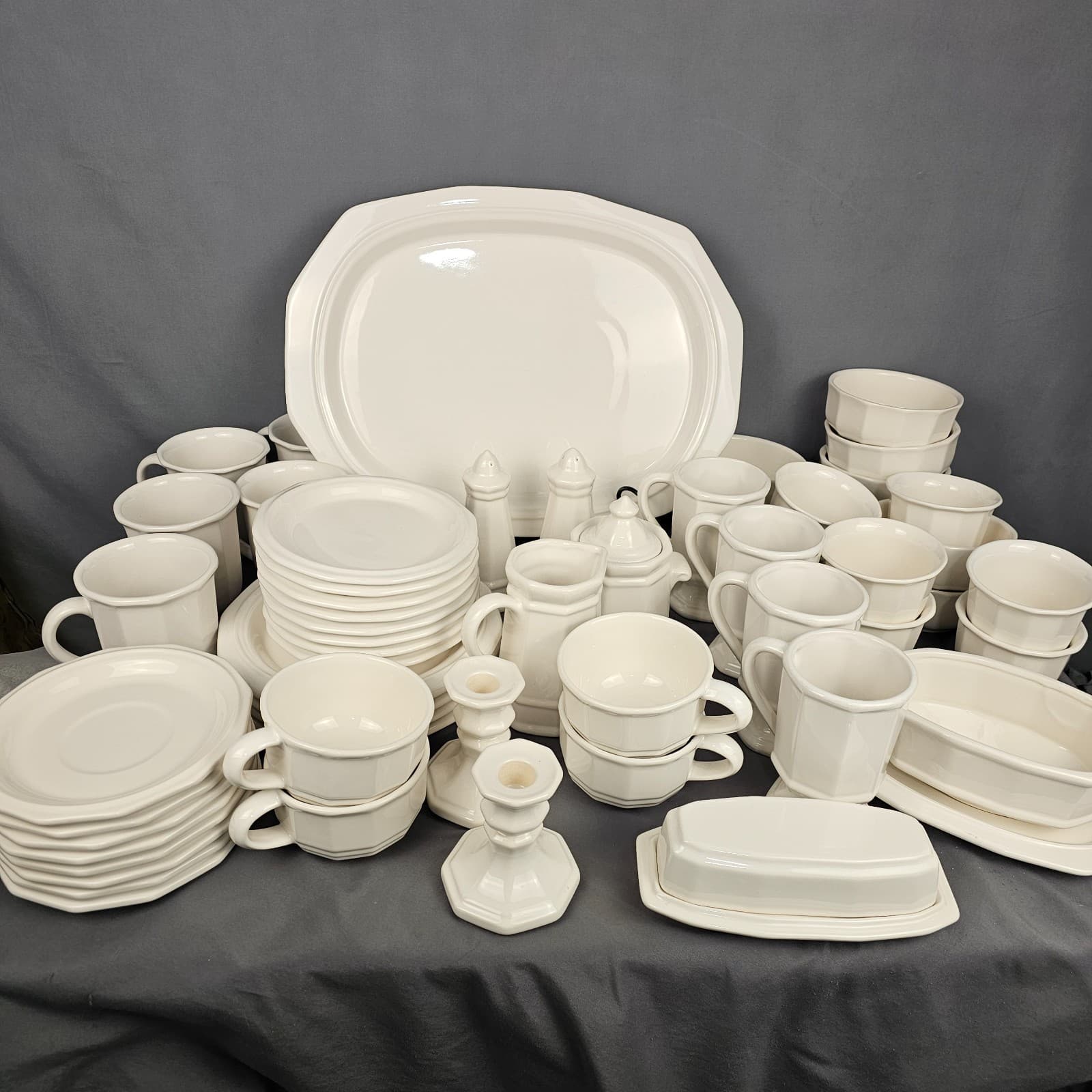 Pfaltzgraff Heritage White Dinnerware by the piece - Thumbnail 3
