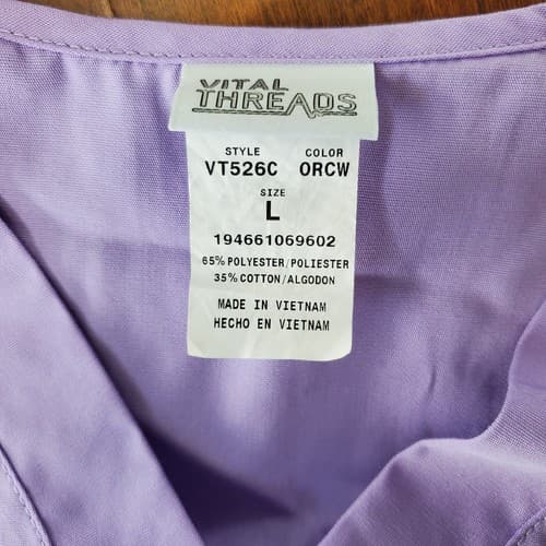 Unisex Scrub Top Large Excellent Condition Womens Mens - Thumbnail 7