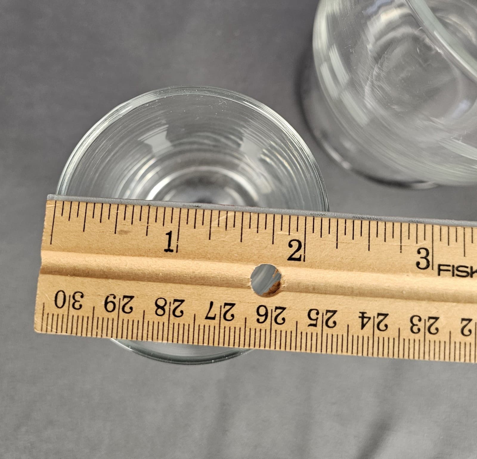 MCM Vintage Libby Windsor Scotch Glasses With Etched Hour Glass Design Set Of 3 - Thumbnail 5