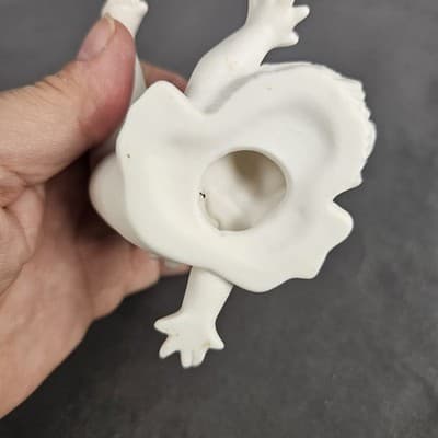 Vintage Set of 2 SIA Home Fashion Bisque Porcelain Cherub Figurines - Thumbnail 7