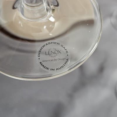 Lenox Tuscany Classics Beaujolais Grand Wine Glasses Set Of 4 Clear Vintage NIB - Thumbnail 13