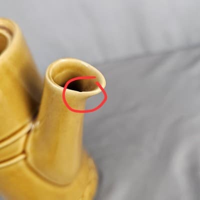 Golden Seville Teapot Pitcher Mustard Yellow Tall Coffee Tea Pot DW Safe Japan - Thumbnail 10