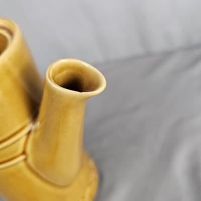 Golden Seville Teapot Pitcher Mustard Yellow Tall Coffee Tea Pot DW Safe Japan - Thumbnail 5