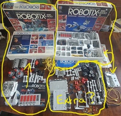Robotix Many Parts Including Boxes for R-2000 R-1500 UNTESTED - Thumbnail 6