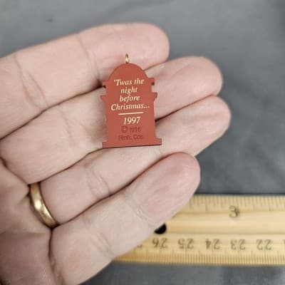 1997 Hallmark Keepsake Miniature Mini Christmas Ornament Ready For Santa Members - Thumbnail 5