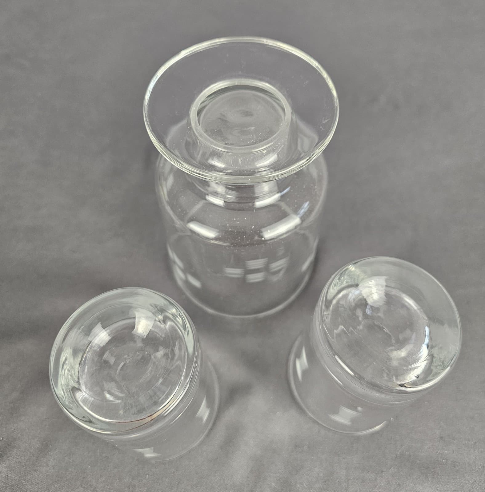 MCM Vintage Libby Windsor Scotch Glasses With Etched Hour Glass Design Set Of 3 - Thumbnail 6