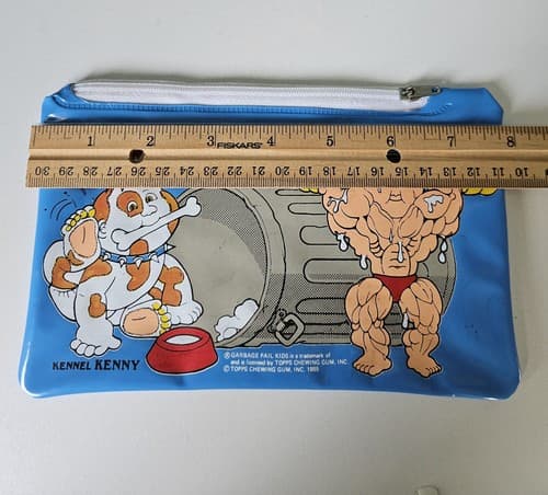 Vintage Garbage Pail Kids Zipper Pouch Pencil Case Brett Sweat Kennel Kenny Rare - Thumbnail 4
