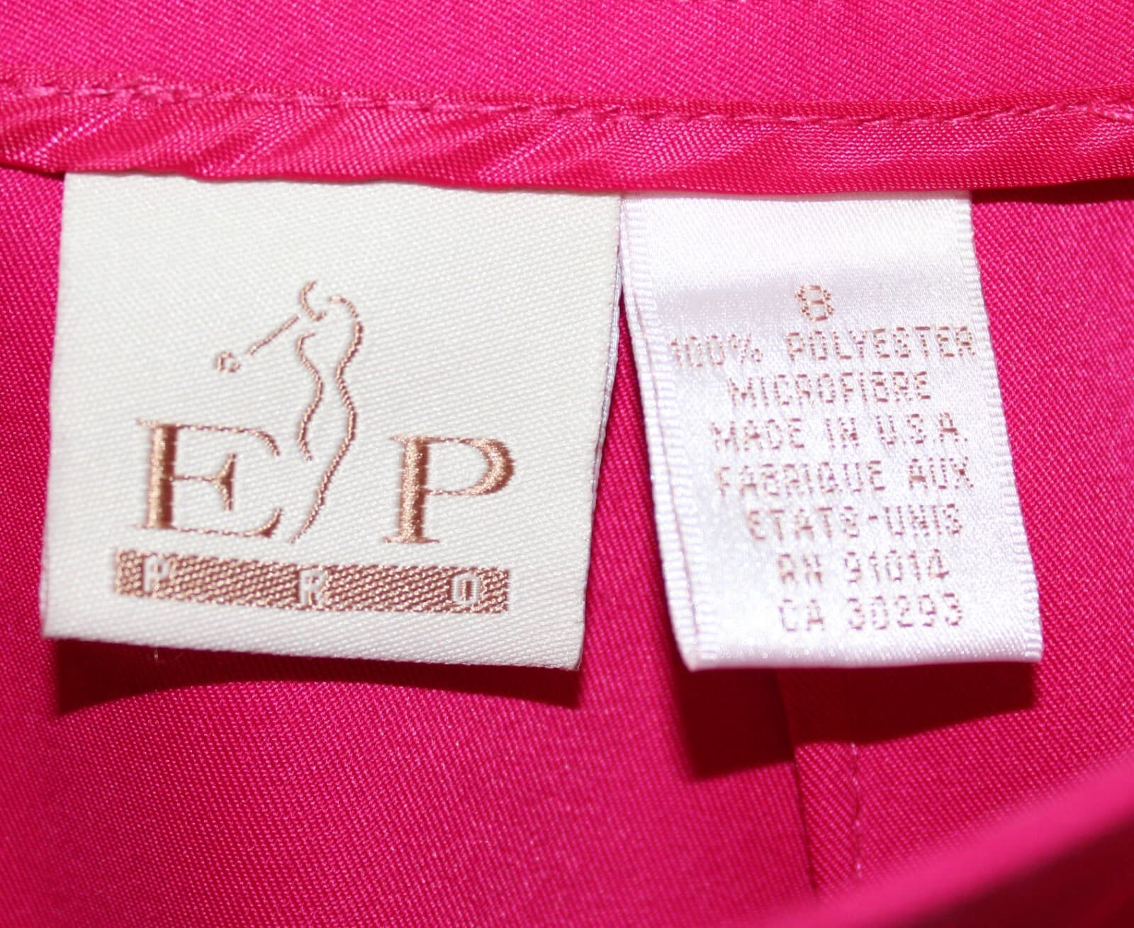 EP Pro Women’s Golf Skort Size 8 Hot Pink Pockets Back Zip Side Slit Athletic - Thumbnail 5
