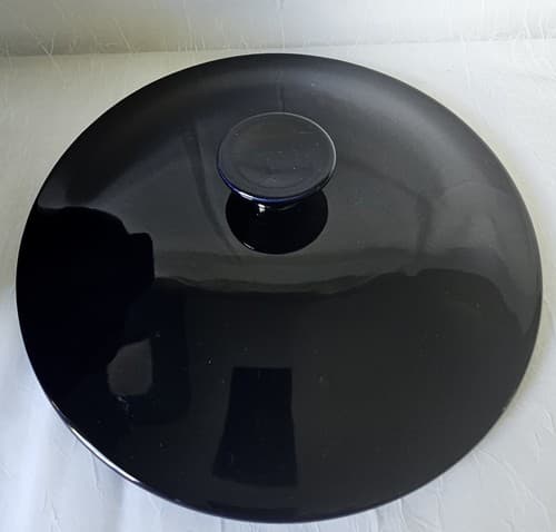 Nantucket Blue Crock Pot Baking Dish w/Lid Glazed Ceramic Ovenware Casserole - Thumbnail 3