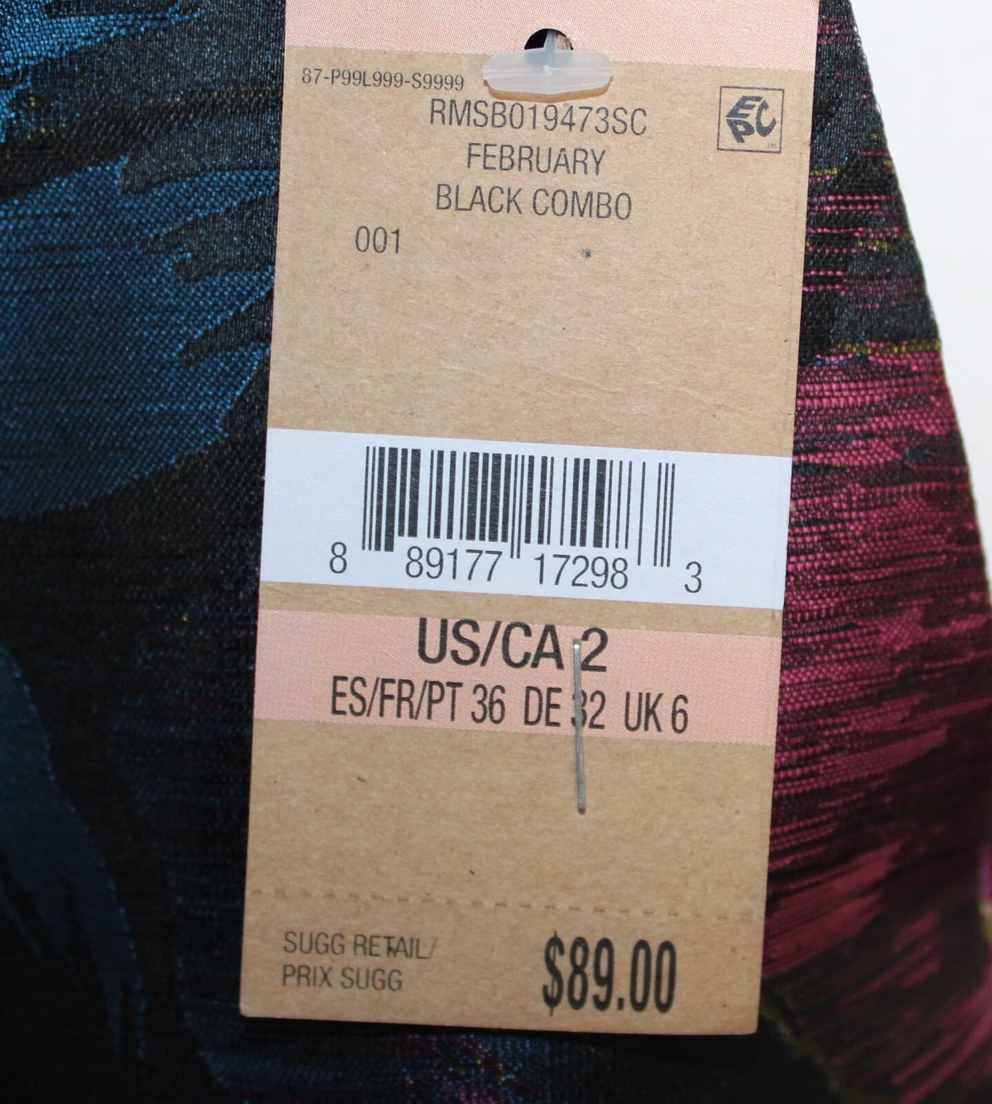 Rachel Roy Women’s A-Line Skirt Size 2 NWT Black Floral Pink Blue Zip Back - Thumbnail 7