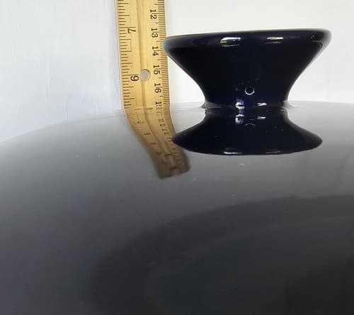 Nantucket Blue Crock Pot Baking Dish w/Lid Glazed Ceramic Ovenware Casserole - Thumbnail 8