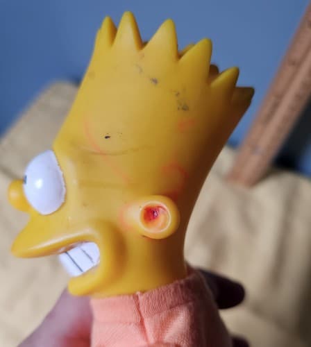 Vintage 1990 Bart Simpson Plush 8” Burger King Premium The Simpsons Toy Doll - Thumbnail 6