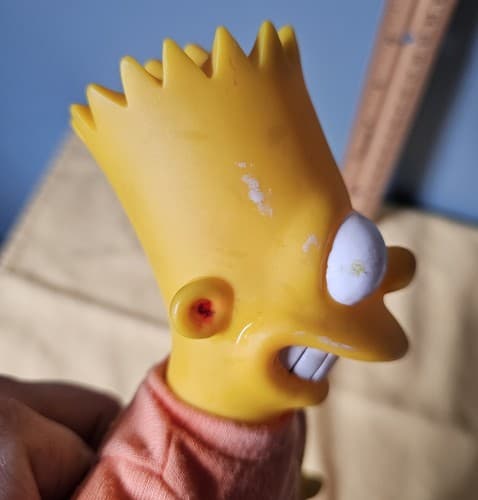 Vintage 1990 Bart Simpson Plush 8” Burger King Premium The Simpsons Toy Doll - Thumbnail 7