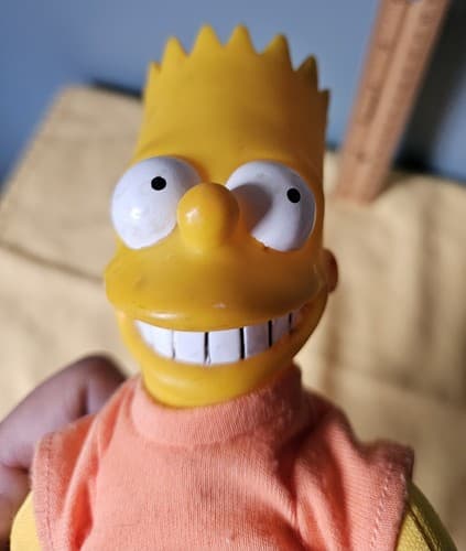 Vintage 1990 Bart Simpson Plush 8” Burger King Premium The Simpsons Toy Doll - Thumbnail 8