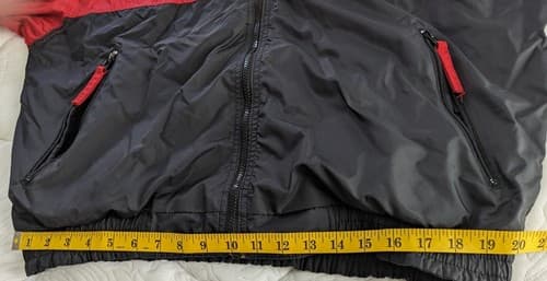 Hartwell Jacket Men’s Large Reversible Windbreaker Rain Coat FEMCO Logo BlackRed - Thumbnail 7