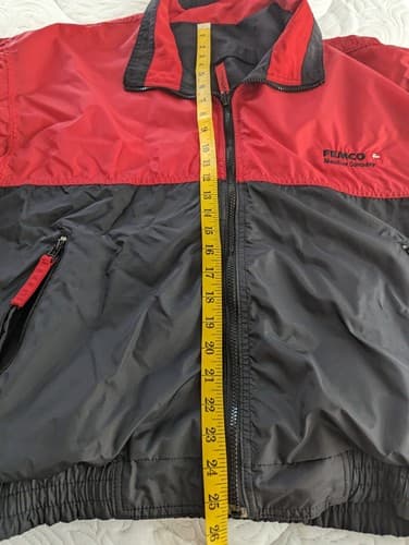 Hartwell Jacket Men’s Large Reversible Windbreaker Rain Coat FEMCO Logo BlackRed - Thumbnail 8