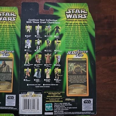 Star Wars POTF2 Kenner Figure Lot/6, 2000 Sealed Darth Maul Boss Nass IG-88 - Thumbnail 8