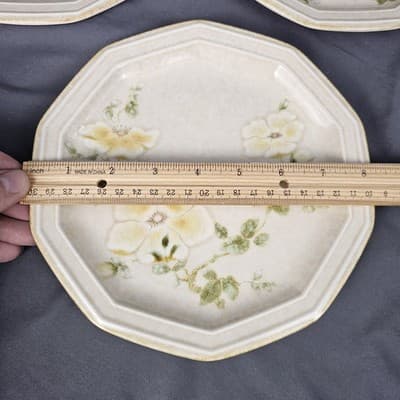 Mikasa Avante Venezia Floral Salad Plates 8.5” Japan Set of 3 Vintage Retro - Thumbnail 5