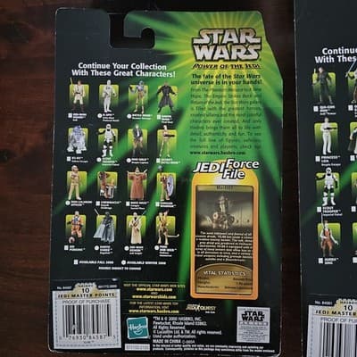 Star Wars POTF2 Kenner Figure Lot/6, 2000 Sealed Darth Maul Boss Nass IG-88 - Thumbnail 10