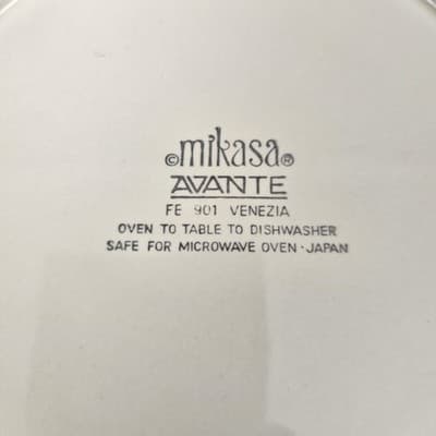 Mikasa Avante Venezia Floral Salad Plates 8.5” Japan Set of 3 Vintage Retro - Thumbnail 7