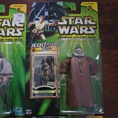 Star Wars POTF2 Kenner Figure Lot/6, 2000 Sealed Darth Maul Boss Nass IG-88 - Thumbnail 7
