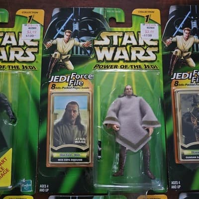 Star Wars POTF2 Kenner Figure Lot/6, 2000 Sealed Darth Maul Boss Nass IG-88 - Thumbnail 5