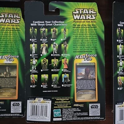 Star Wars POTF2 Kenner Figure Lot/6, 2000 Sealed Darth Maul Boss Nass IG-88 - Thumbnail 12