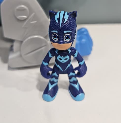 PJ Masks Power Cat Vehicle Animal Power Charge & Roar Catboy Figure Toy Tested - Thumbnail 8