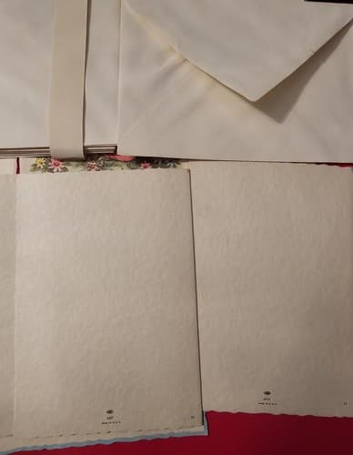 10 Vintage All Occasion Cards Colorful Flower Images 9 Envelopes Unused - Thumbnail 3