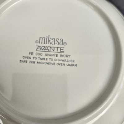 Mikasa Avante Ivory Serving Bowl FE 900 Japan 9.75" Vintage Retro - Thumbnail 6