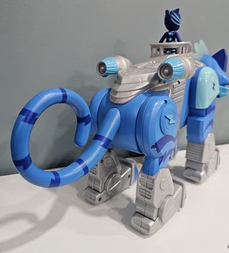 PJ Masks Power Cat Vehicle Animal Power Charge & Roar Catboy Figure Toy Tested - Thumbnail 7