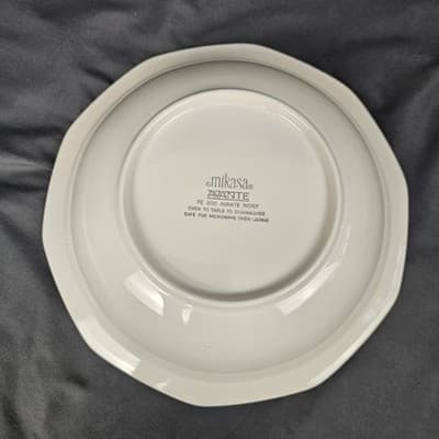 Mikasa Avante Ivory Serving Bowl FE 900 Japan 9.75" Vintage Retro - Thumbnail 5