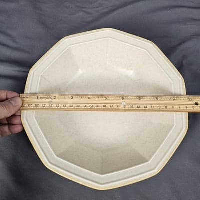 Mikasa Avante Ivory Serving Bowl FE 900 Japan 9.75" Vintage Retro - Thumbnail 7