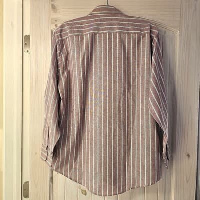 Manhattan Dress Shirt Men’s Size 16.5 32/33 Long Sleeve Pocket Classic Business - Thumbnail 3