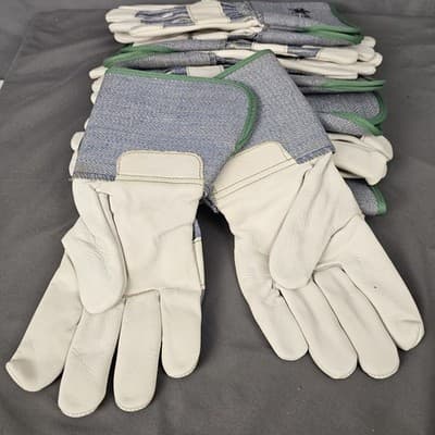 NEW MCR Safety Mustang 1936M Leather Palm Gloves 6-Pairs Size M ~ Free Shipping - Thumbnail 2