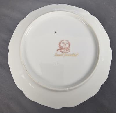 Austria Count Thun Painting Porcelain Cabinet Wall Plate Young Women - Thumbnail 3
