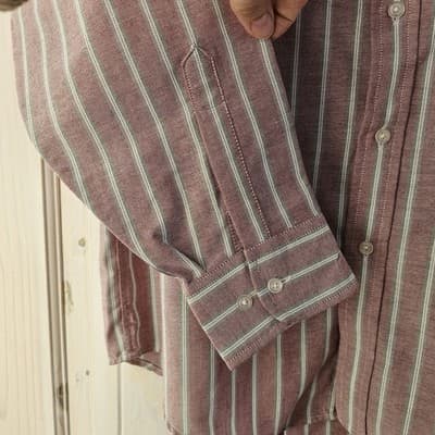 Manhattan Dress Shirt Men’s Size 16.5 32/33 Long Sleeve Pocket Classic Business - Thumbnail 6