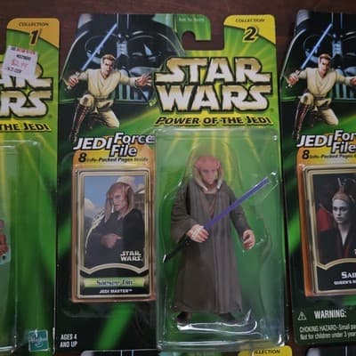 Star Wars POTF2 Kenner Figure Lot/8, 2000 Sealed Tessek Anakin Saesee Tiin Sabe - Thumbnail 7