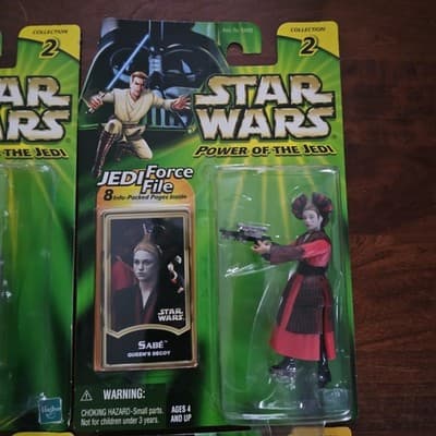 Star Wars POTF2 Kenner Figure Lot/8, 2000 Sealed Tessek Anakin Saesee Tiin Sabe - Thumbnail 9