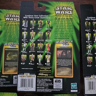 Star Wars POTF2 Kenner Figure Lot/8, 2000 Sealed Tessek Anakin Saesee Tiin Sabe - Thumbnail 8
