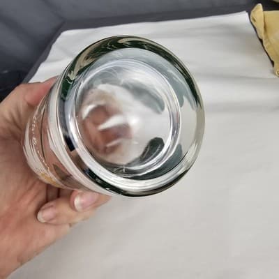 Vintage Boscul Peanut Butter 5" Glass Water Lily Mrs. J. H Pring - Thumbnail 10
